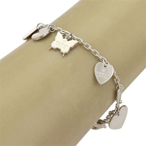 do gucci charms come with a chain|Gucci chain bracelet with charm.